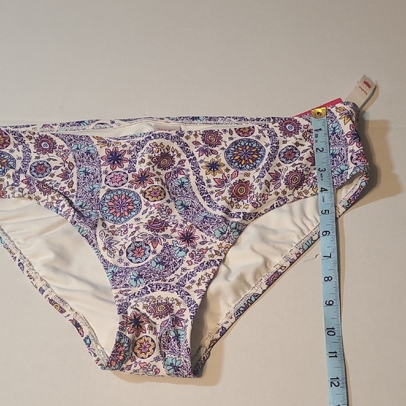 Xhilaration Womens Floral Pattern Bikini Bottom NWT 16W/18W - Picture 6 of 8
